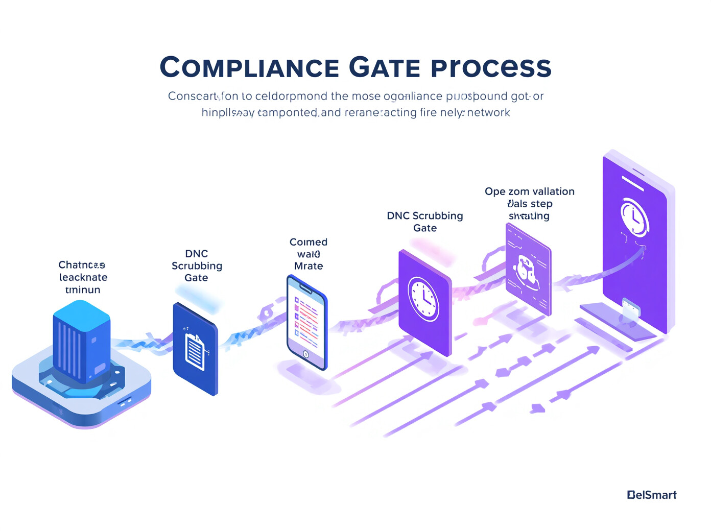 Five-step process showing how to avoid TCPA violations in outbound dialing campaigns