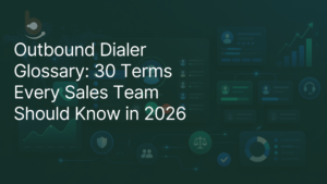 Outbound Dialer Glossary: 30 Terms Every Sales Team Should Know in 2026