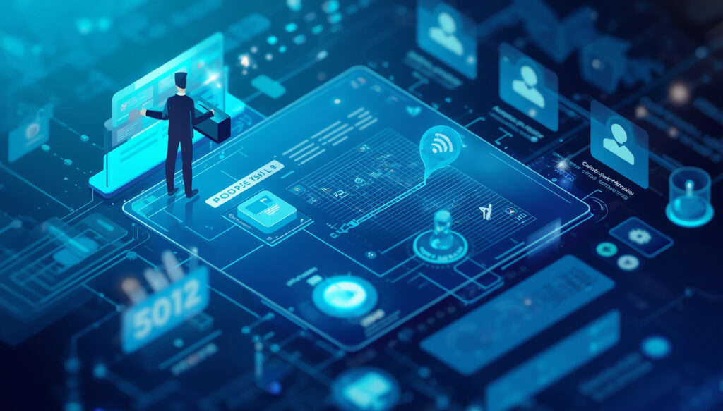 How a power dialer's auto-advance queue moves agents from one live call to the next.